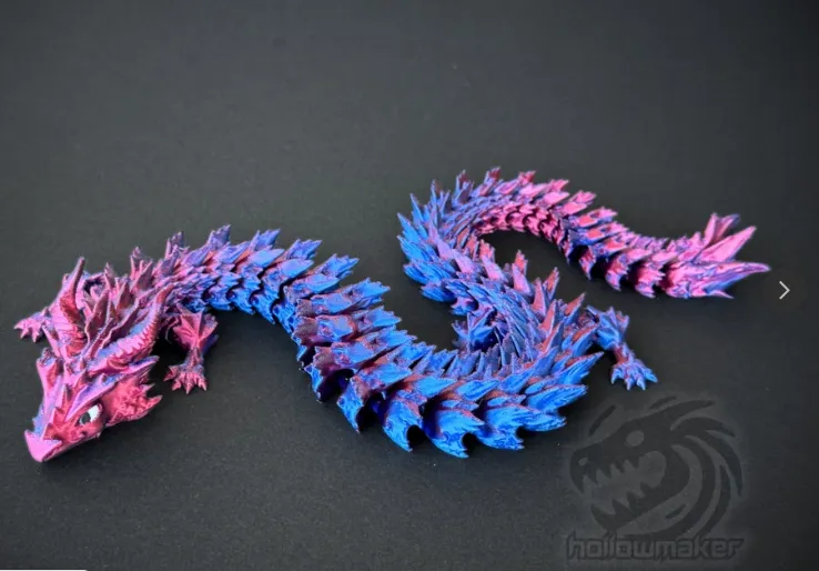 Renkli Fleksi "flexi" Dragon