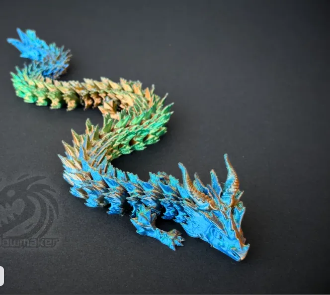 Renkli Fleksi "flexi" Dragon 2